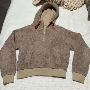 lululemon athletica Brown Fleece Hoodie